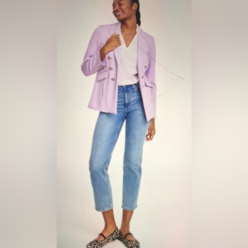 NWT On 34th Women’s Solid Faux Double Breasted Blazer